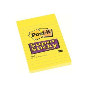 Post-it Αυτοκόλλητα Χαρτάκια Super Sticky 102X152mm