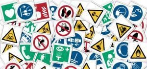 Safety Signs Collage