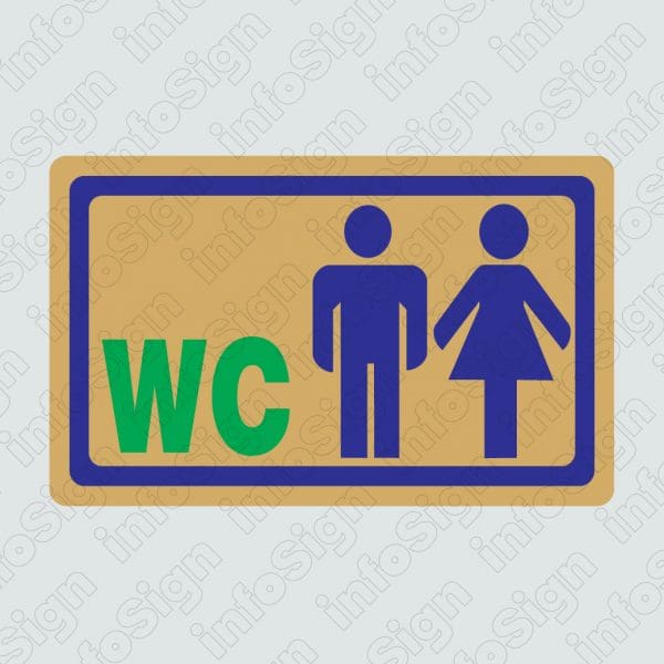 WC Αντρών και Γυναικών (Χρυσό)