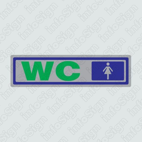 Τουαλέτες Γυναικών (Ασημένιο) / Woman Restroom (Silver)