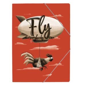Ντοσιέ Α4 Πλαστικό Fly Chicken