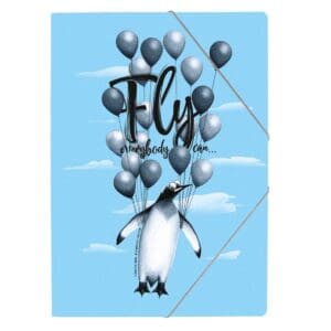 Ντοσιέ Α4 Πλαστικό Fly Penguin