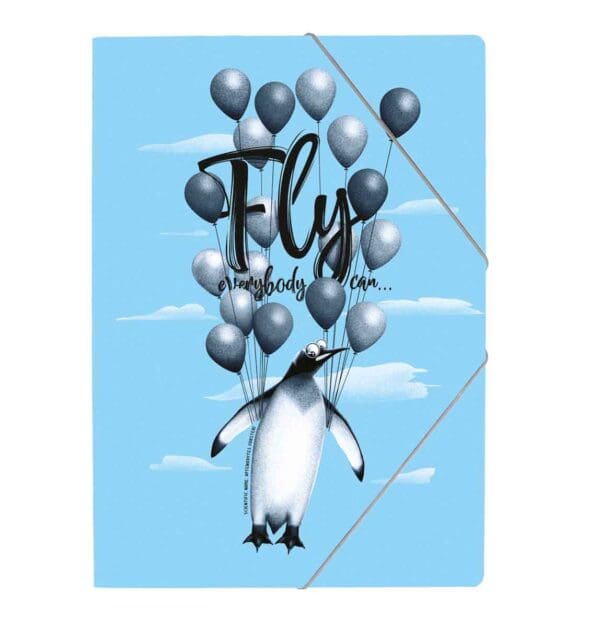 Ντοσιέ Α4 Πλαστικό Fly Penguin