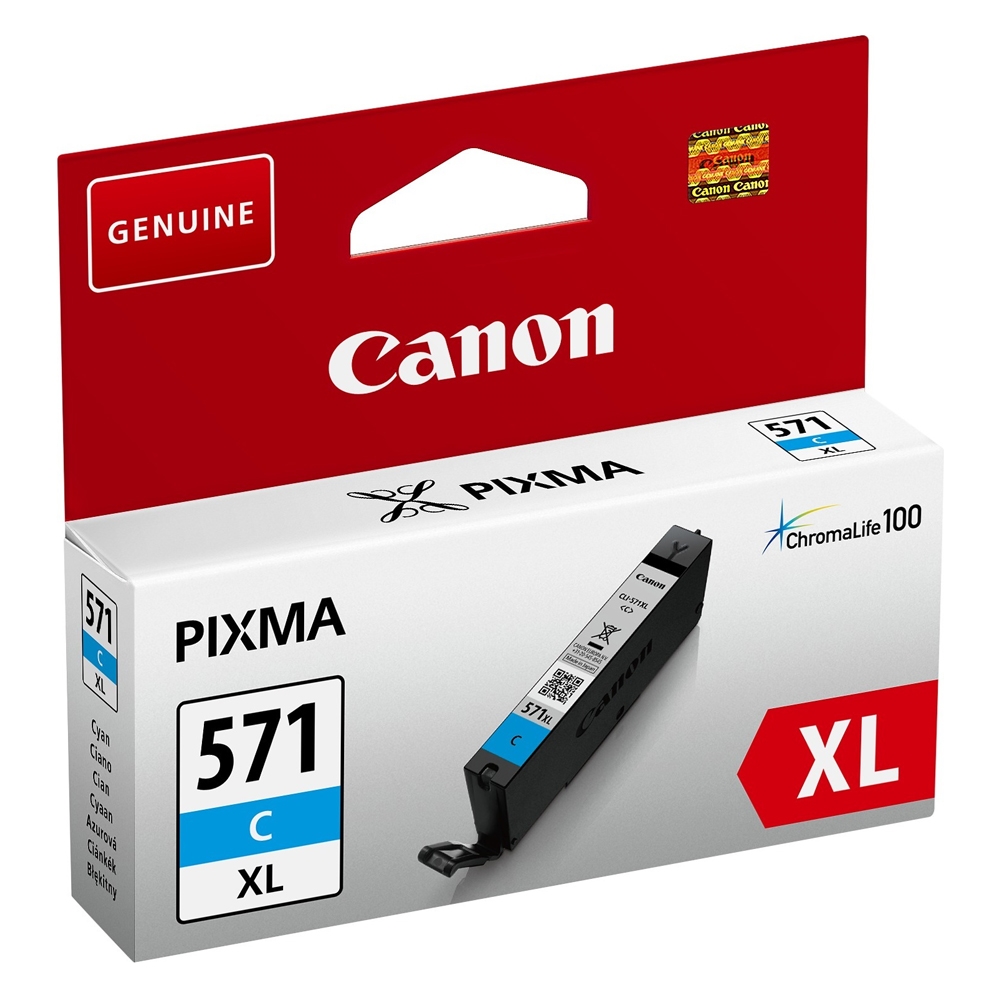 Canon Μελάνι Inkjet CLI-571C XL Cyan (0332C001) (CANCLI-571CXL)