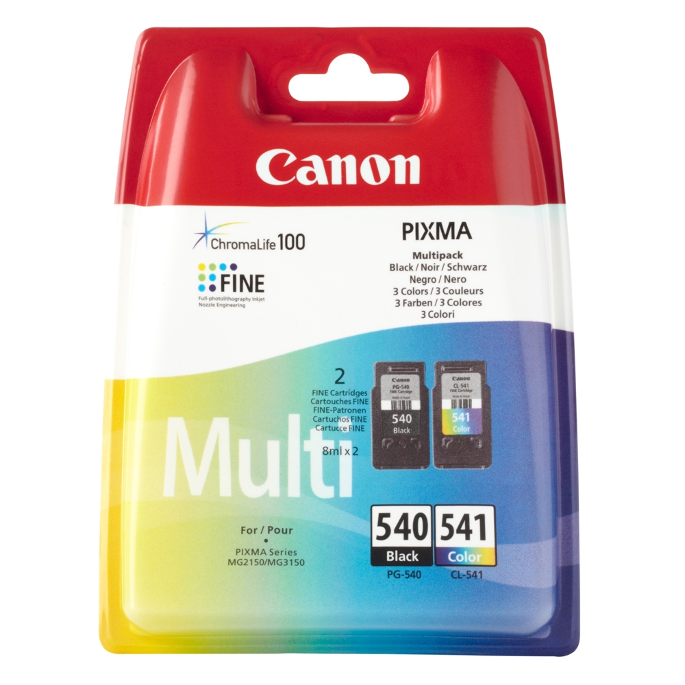 Canon Μελάνι Inkjet PG 540 & CL 541 Black & Colour (5225B006) (CANPG-540MPK)