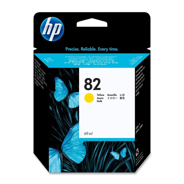 HP Μελάνι Inkjet No.82 HC Yellow 69ml (C4913A) (HPC4913A)