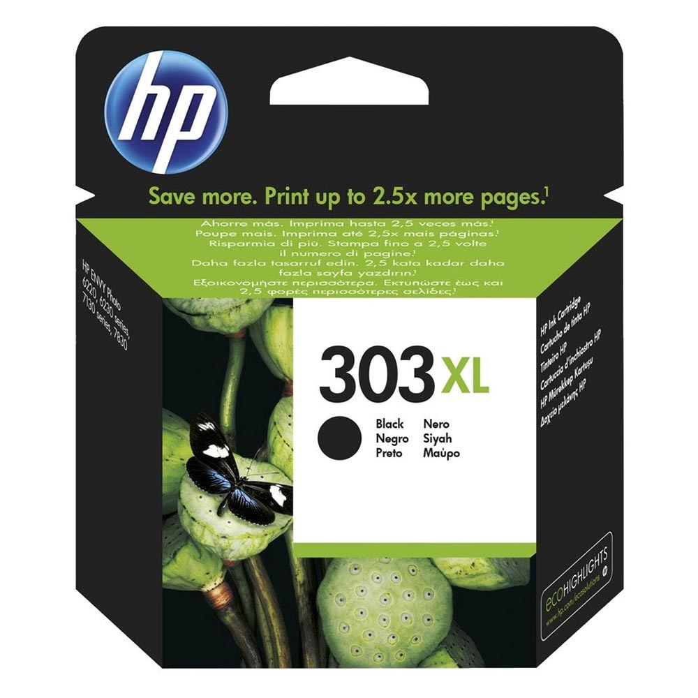 HP Μελάνι Inkjet No 303XL Black (T6N04AE) (HPT6N04AE)