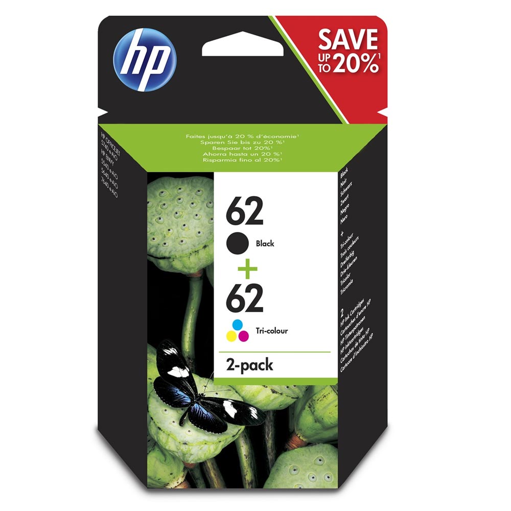 HP Μελάνι Inkjet No.62 Multipack (N9J71AE) (HPN9J71AE)