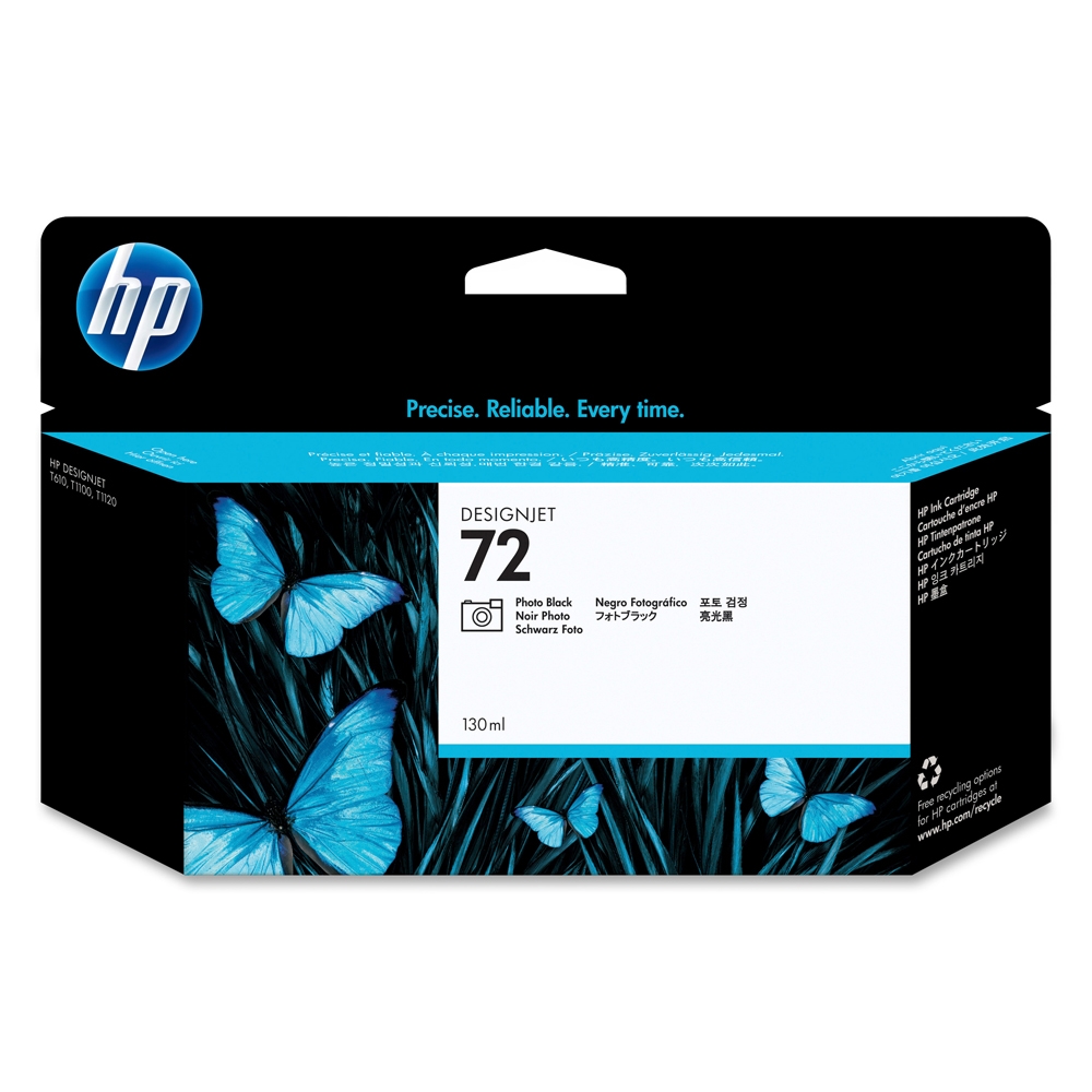 HP Μελάνι Inkjet No.72 HC Photo Black 130ml (C9370A) (HPC9370A)