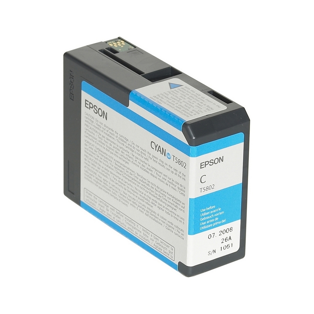 Epson Μελάνι Inkjet T5802 Cyan (C13T580200) (EPST580200)