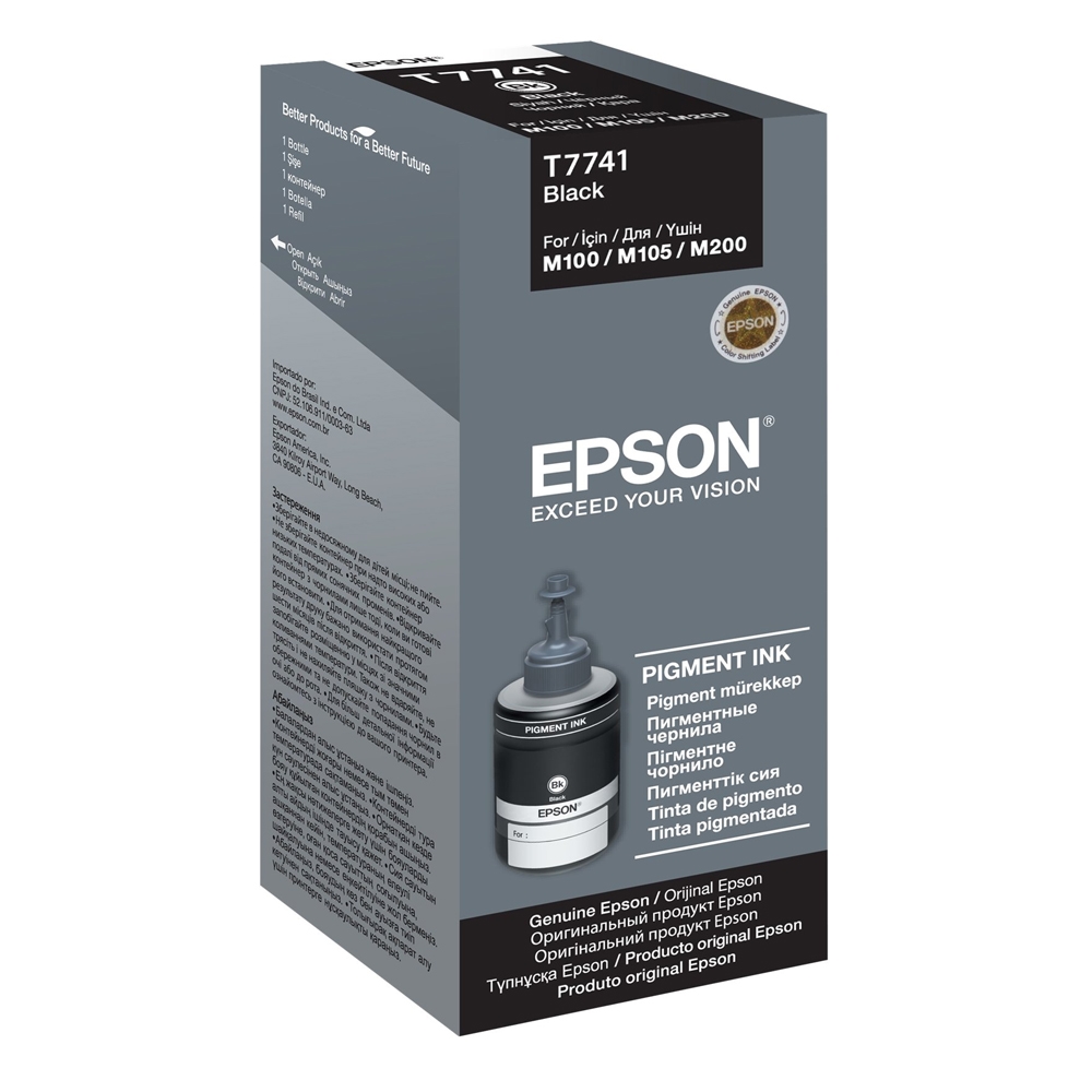 Epson Μελάνι Inkjet Bottle 140ml Black (C13T77414A) (EPST77414A)