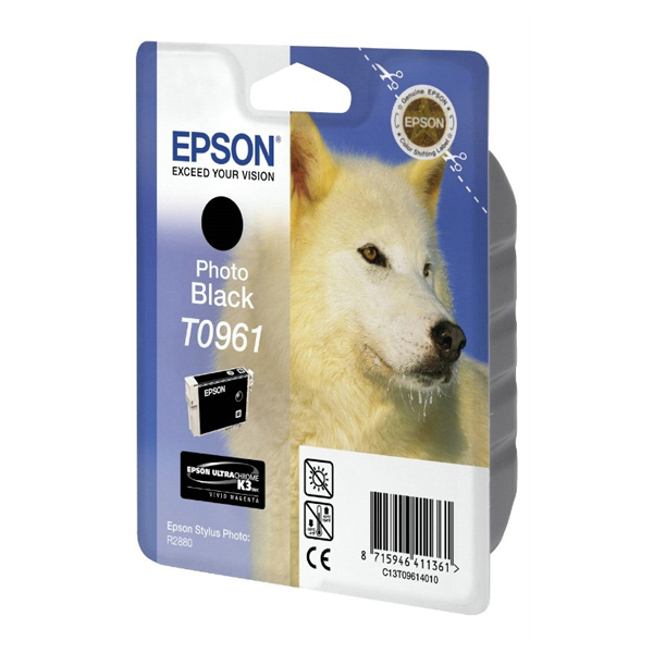 Epson Μελάνι Inkjet T0961 Photo Black (C13T09614010) (EPST096140)