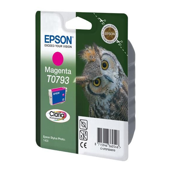 Epson Μελάνι Inkjet T0793 Magenta (C13T07934010) (EPST079340)