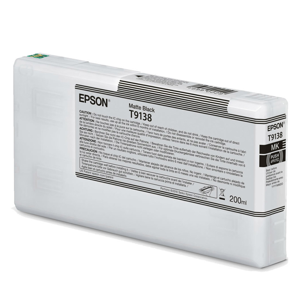 Epson Μελάνι Inkjet T9138 Matte Black (C13T913800) EPST913800