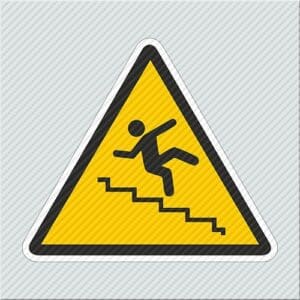 Προσοχή Σκάλες / Caution Stairs (Εικονόγραμμα)
